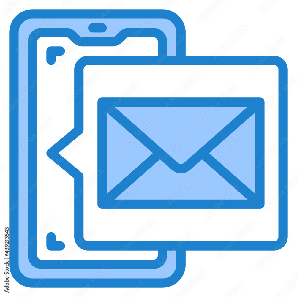smartphone blue style icon smartphone blue style icon