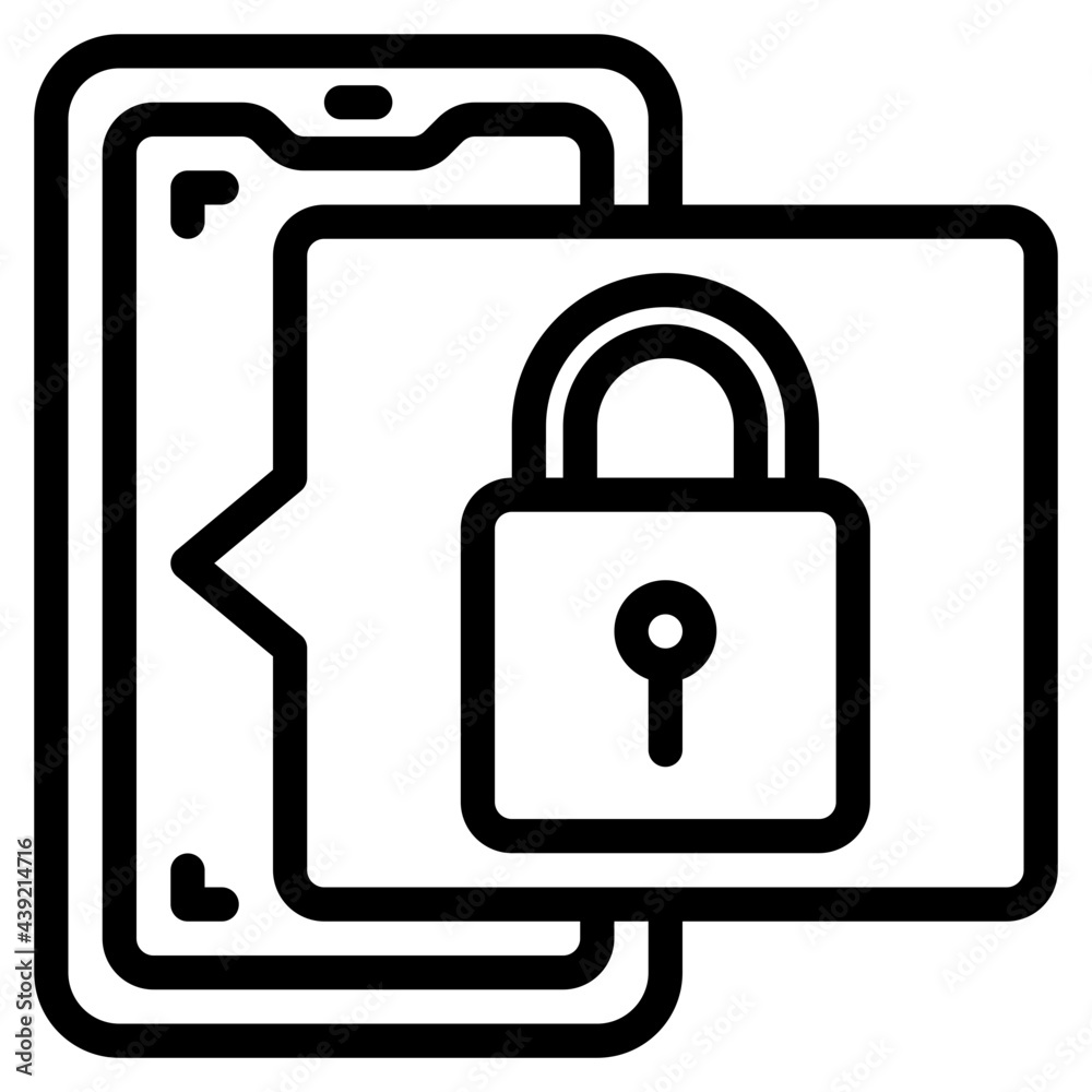 smartphone outline style icon smartphone outline style icon