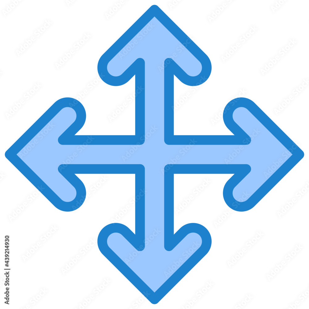 arrow blue style icon arrow blue style icon