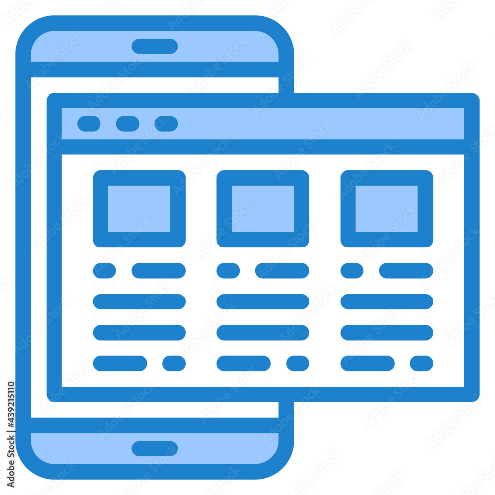 smartphone blue style icon smartphone blue style icon