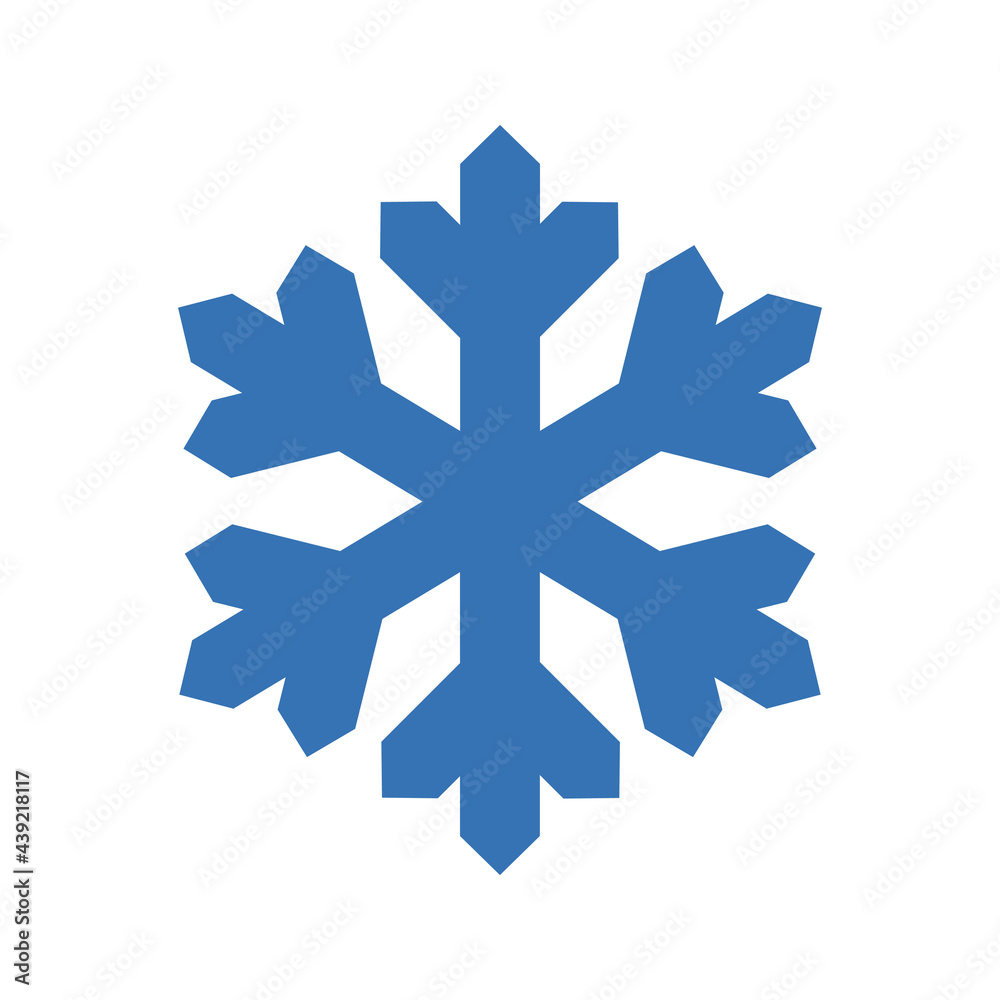 Frozen product Simple icon on product packaging and box Frozen product Simple icon on product packaging and box