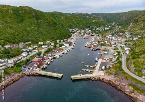 Petty Harbour from above