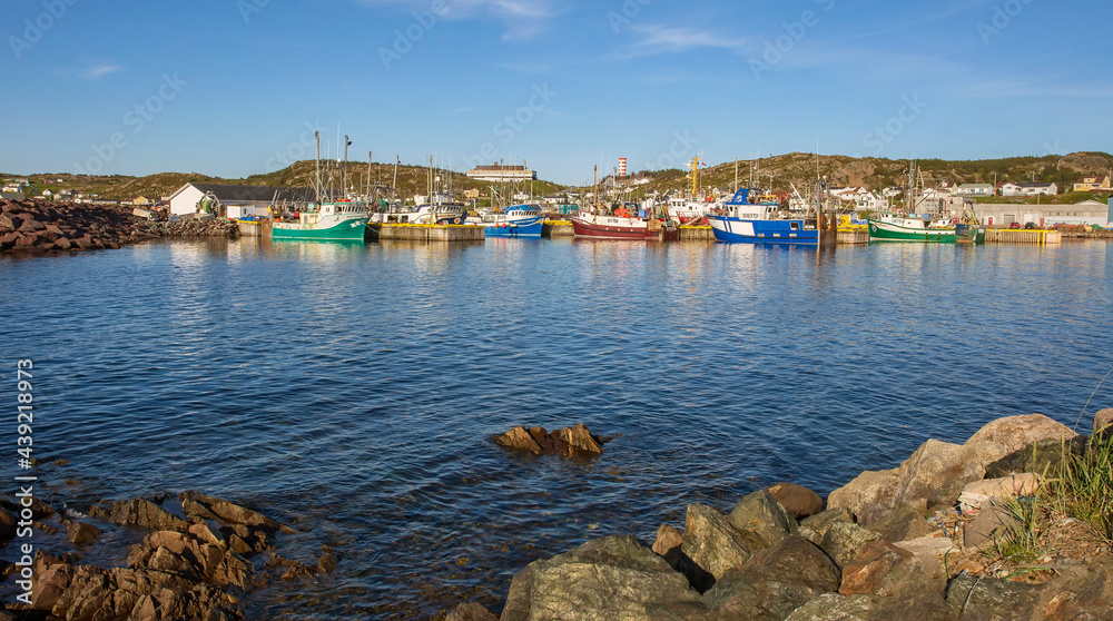 Fishing boats at Twillingate, Newfoundland