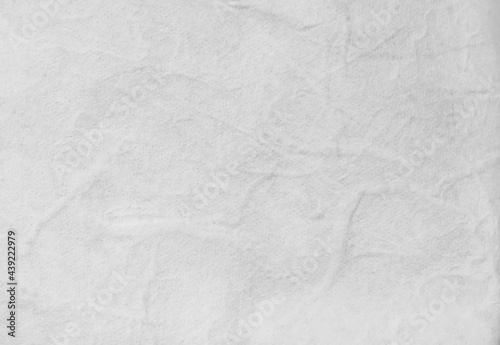White grey background of mulberry paper texture with pulp patterns