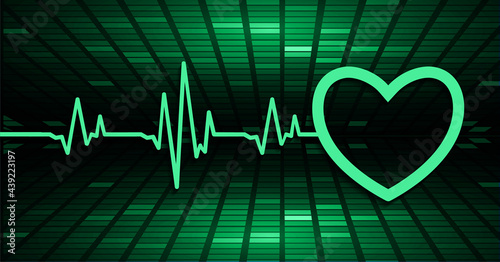 heart, heartbeat, graph