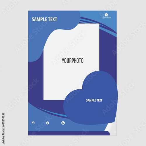 Simple and elegant flyer template design