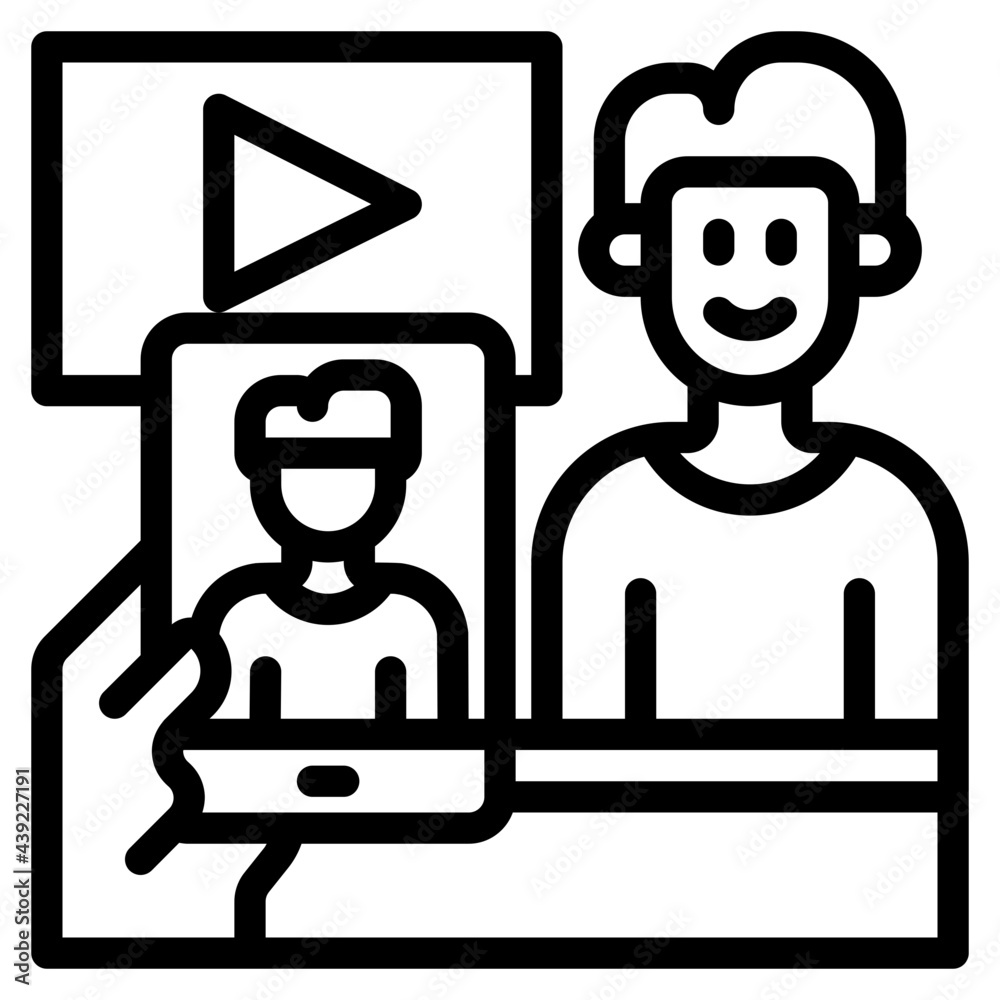 photography outline style icon photography outline style icon