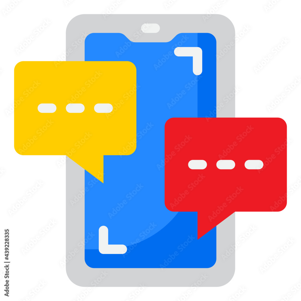 mobilephone flat style icon mobilephone flat style icon