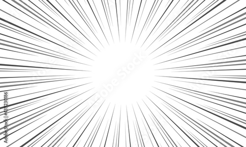 White and black ray burst style background speed vector design