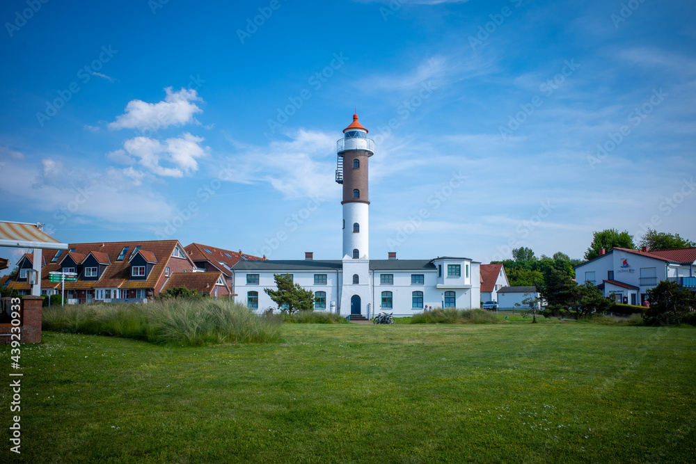 lighthouse of Timmendorf on the island of Poel lighthouse of Timmendorf on the island of Poel
