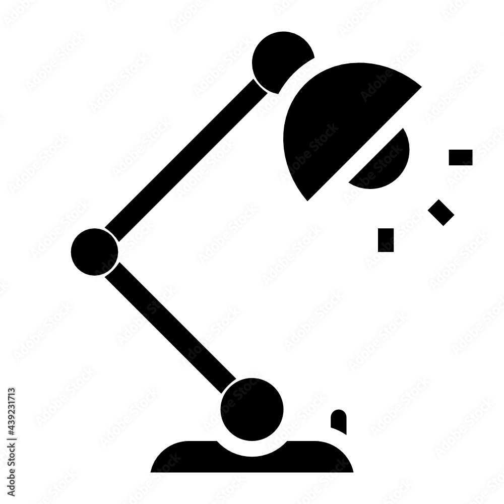 desklamp glyph icon