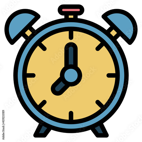 alarmclock line icon