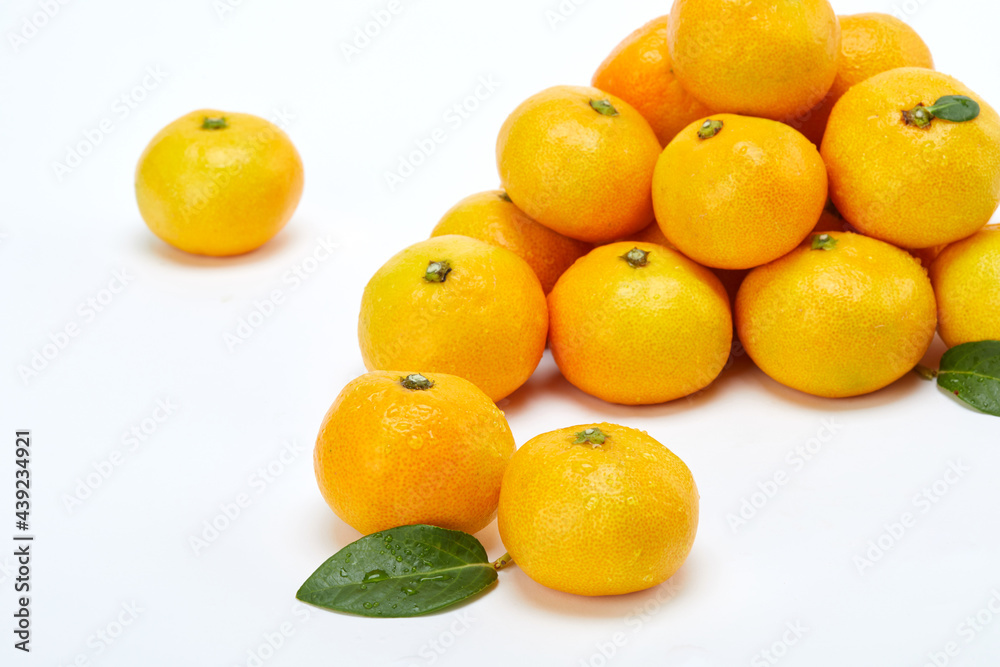 White background, fresh citrus, orange. White background, fresh citrus, orange.