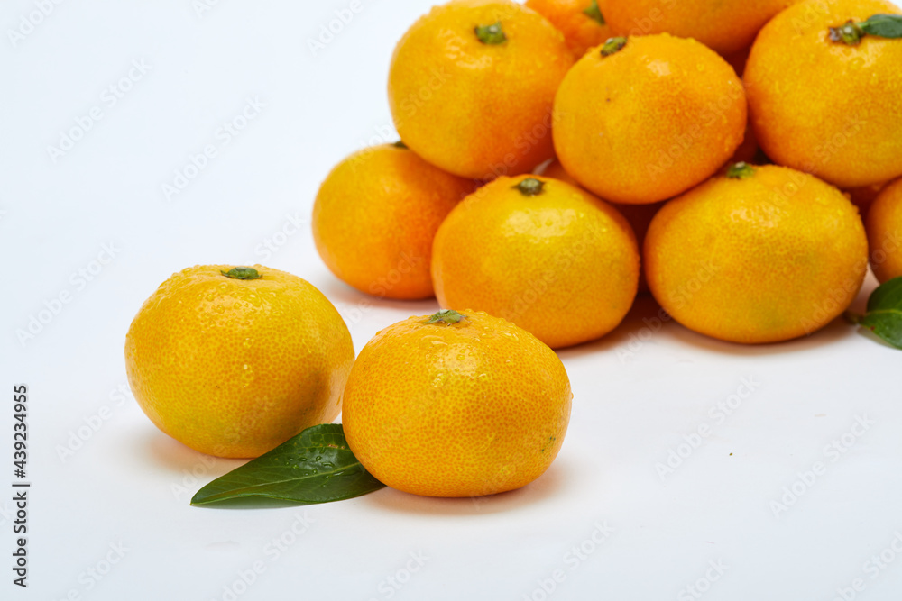 White background, fresh citrus, orange. White background, fresh citrus, orange.