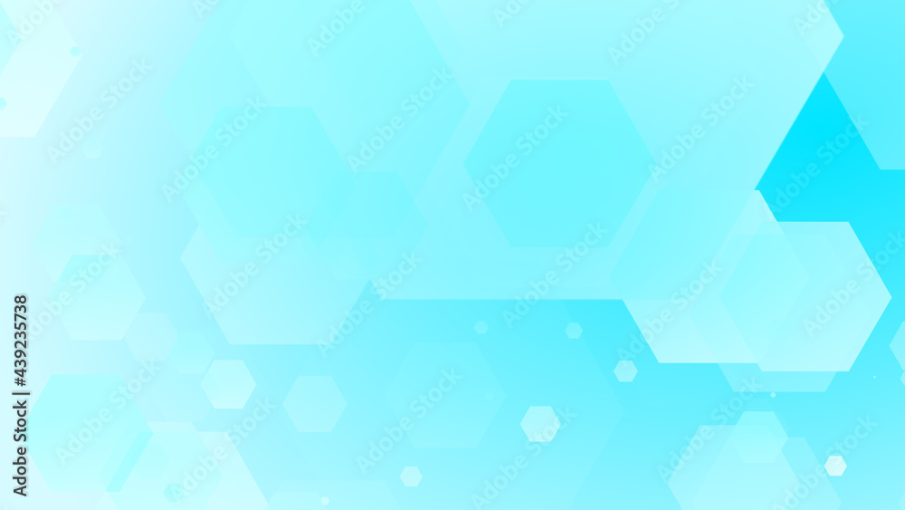 Abstract hexagon geometric white blue pattern technology medical and science background. Abstract hexagon geometric white blue pattern technology medical and science background.