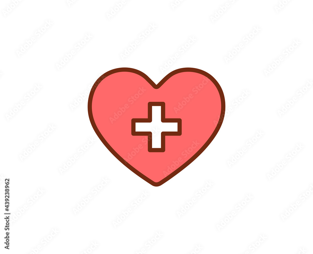 Cross flat icon. Thin line signs for design logo, visit card, etc. Single high-quality outline symbol for web design or mobile app. Medical outline pictogram. Cross flat icon. Thin line signs for design logo, visit card, etc. Single high-quality outline symbol for web design or mobile app. Medical outline pictogram.