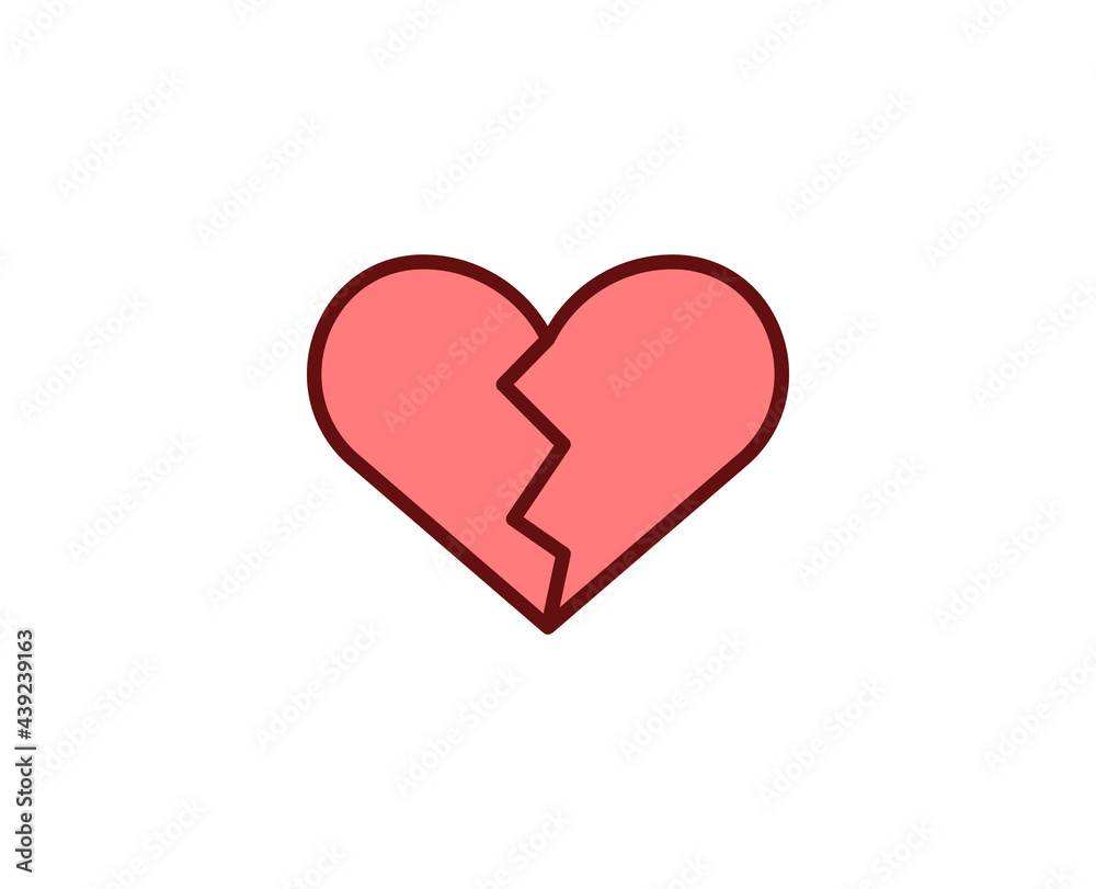 Heart line icon. High quality outline symbol for web design or mobile app. Thin line sign for design logo. Color outline pictogram on white background Heart line icon. High quality outline symbol for web design or mobile app. Thin line sign for design logo. Color outline pictogram on white background