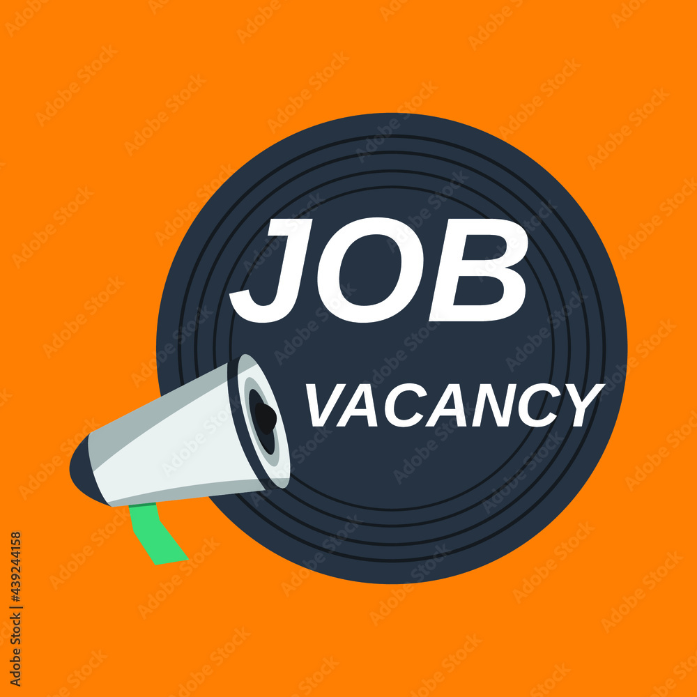 job vacancy icon speaker Stock Vector | Adobe Stock