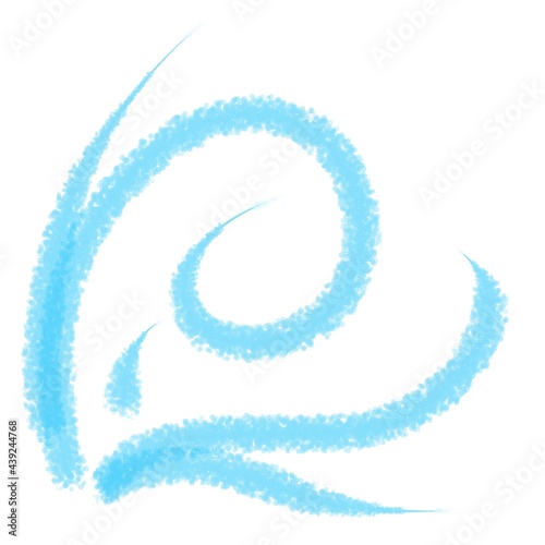 Blue lines. Background with stripes