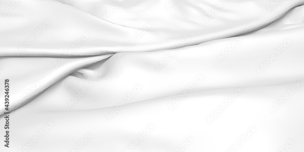 Obraz premium Abstract white fabric texture background