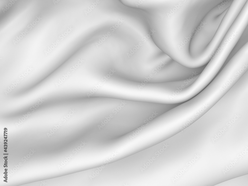 Obraz premium Abstract white fabric texture background