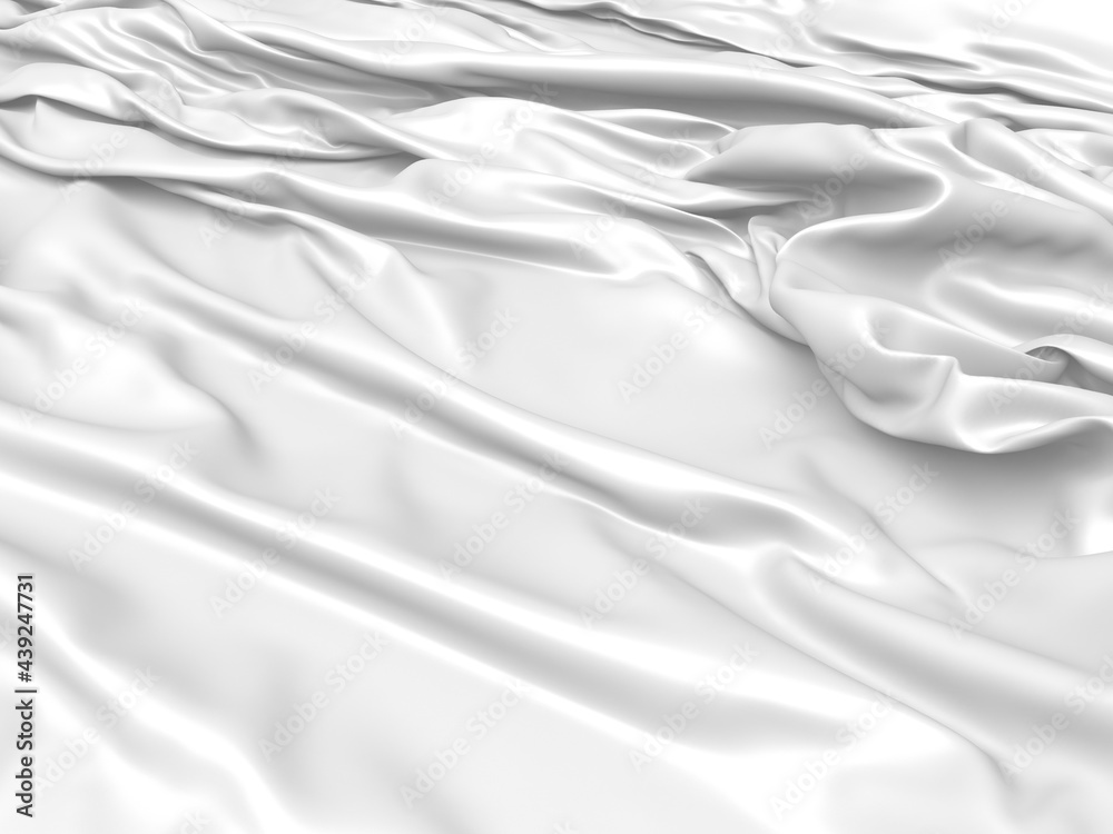 Obraz premium Abstract white fabric texture background