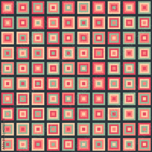 Abstract Geometric Pattern generative computational art illustration