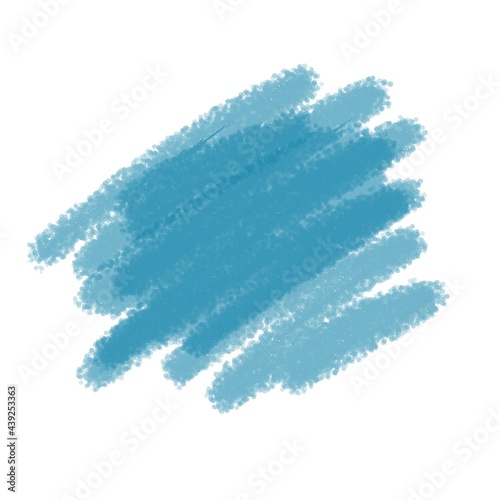 Blue spots on white background 