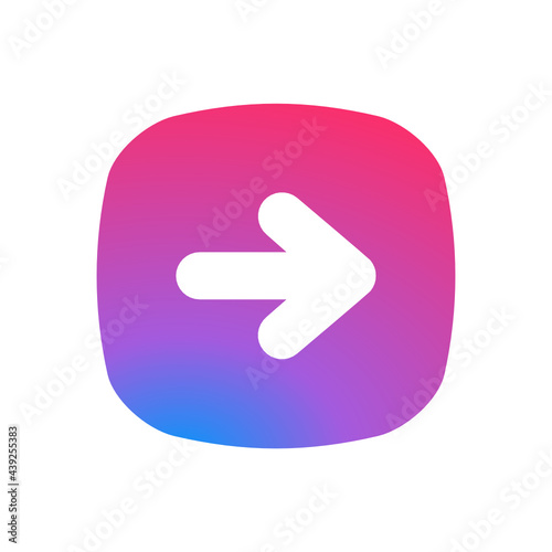 Arrow Forward - Sticker