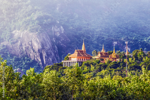 A mountain temple in An Giang, Vietnam