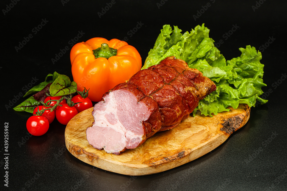 Delicous smoked pork for snack Delicous smoked pork for snack