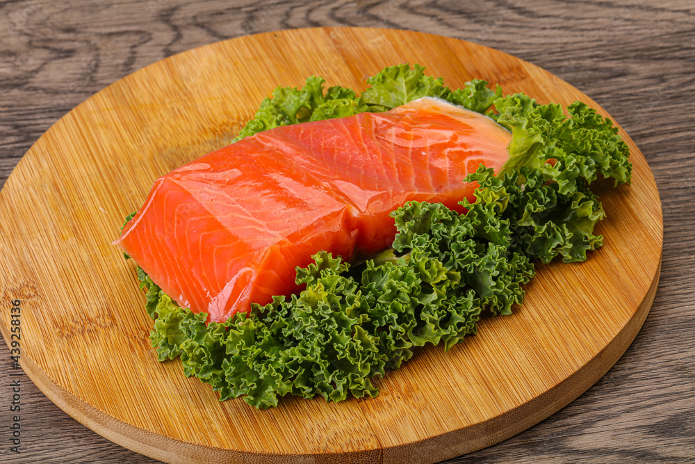 Salmon fillet slice for cooking Salmon fillet slice for cooking