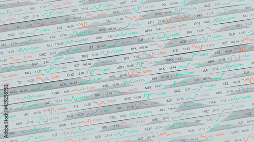 Stock market fictional tick...