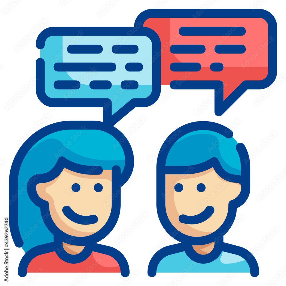 conversation fill outline icon conversation fill outline icon