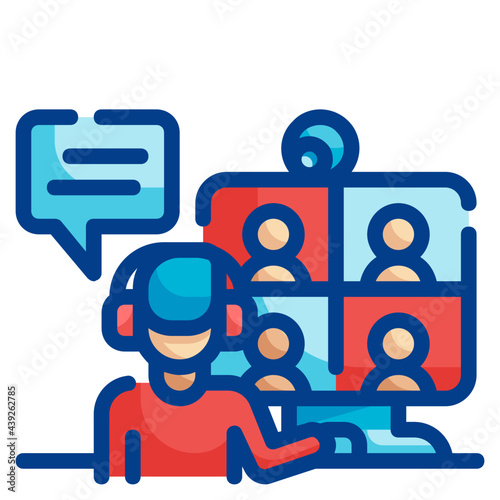 online fill outline icon