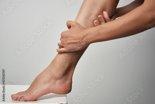 female leg massage injury treatment medicine health © SHOTPRIME STUDIO