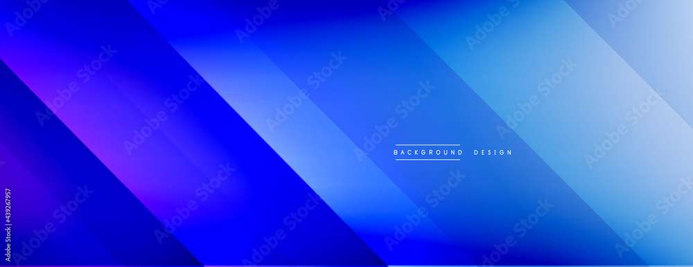 Obraz premium Dynamic lines abstract background. 3D shadow effects and fluid gradients. Modern overlapping forms