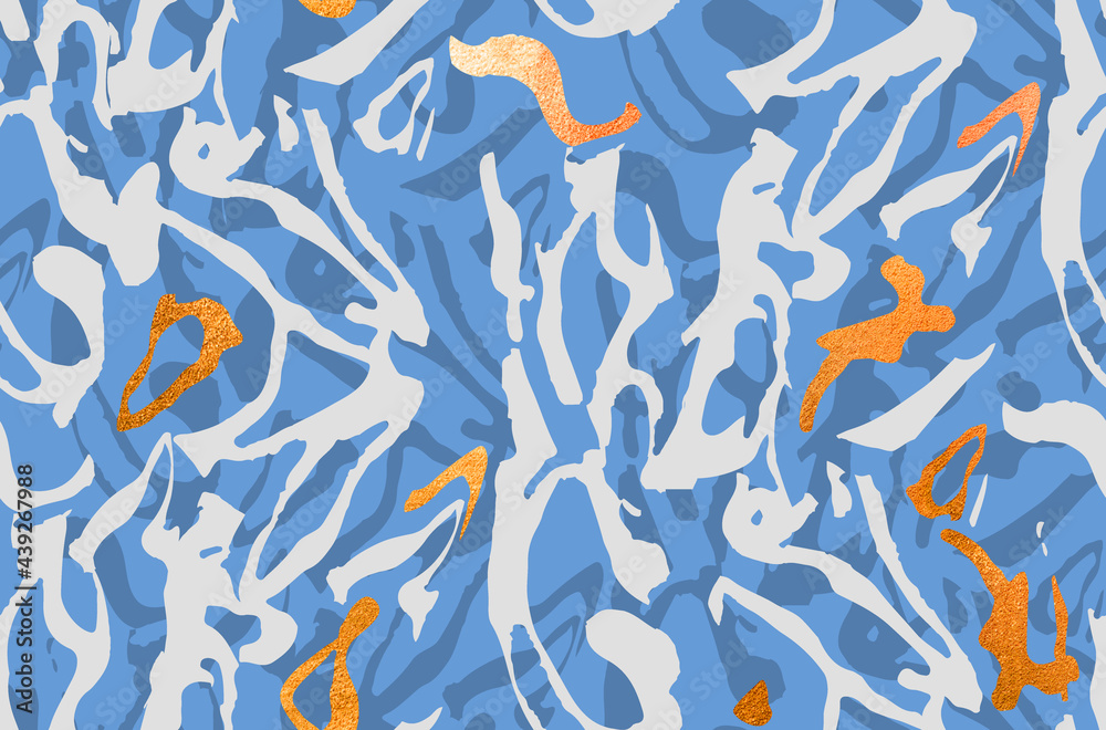 Abstract Stripe Animal Pattern Seamless Design Trendy Fashion Colors Unique Concept Perfect for Fabric Print or Wrapping Paper Print