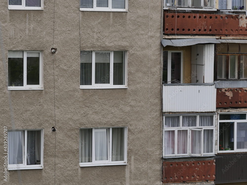 facade of an old house