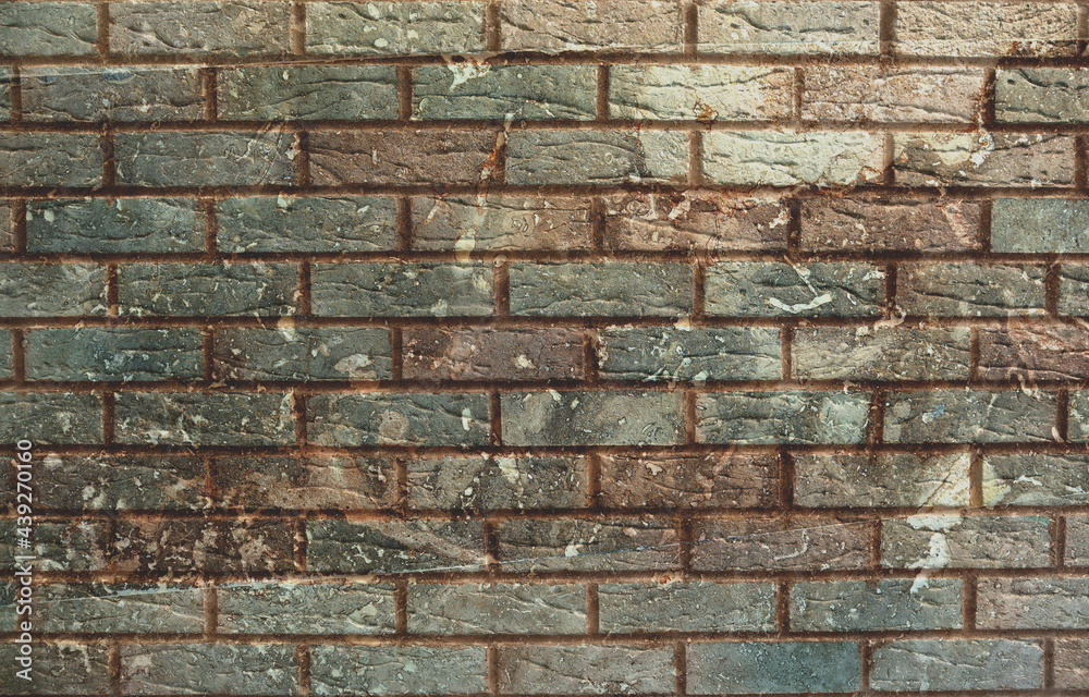 Fototapeta premium Stylish blend of bricks 