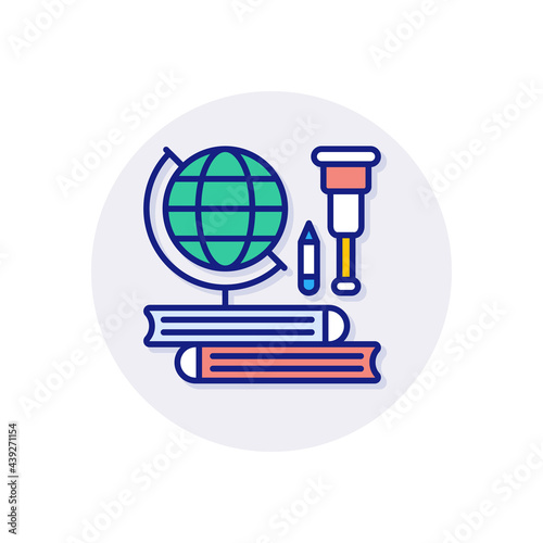 Explore icon in vector. Logotype