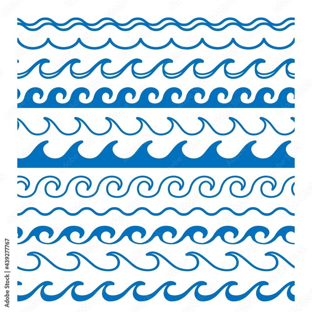 Waves borders clipart Waves borders clipart