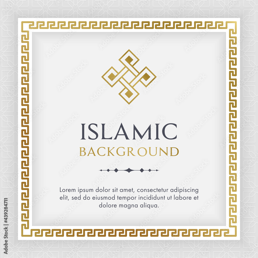 Islamic pattern Background. Modern trendy banner or poster design Islamic pattern Background. Modern trendy banner or poster design