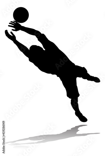 Soccer Football Player Silhouette