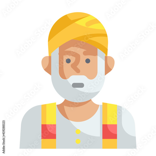 hindu flat icon