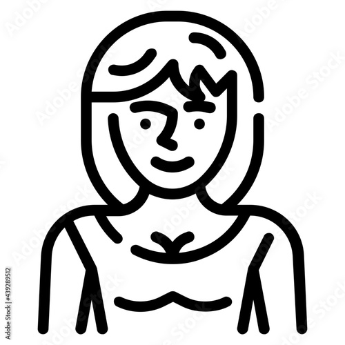 woman outline icon