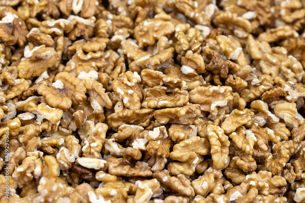 Walnut kernels. close up. Walnuts as background texture Walnut kernels. close up. Walnuts as background texture