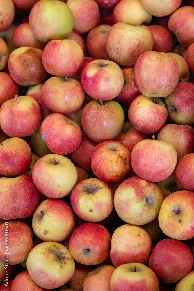 Red Apple. close up. Apple as background texture Red Apple. close up. Apple as background texture