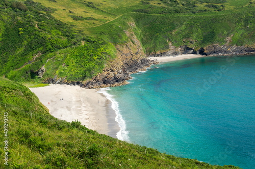 View of Lantic Bay from the coastal walk 