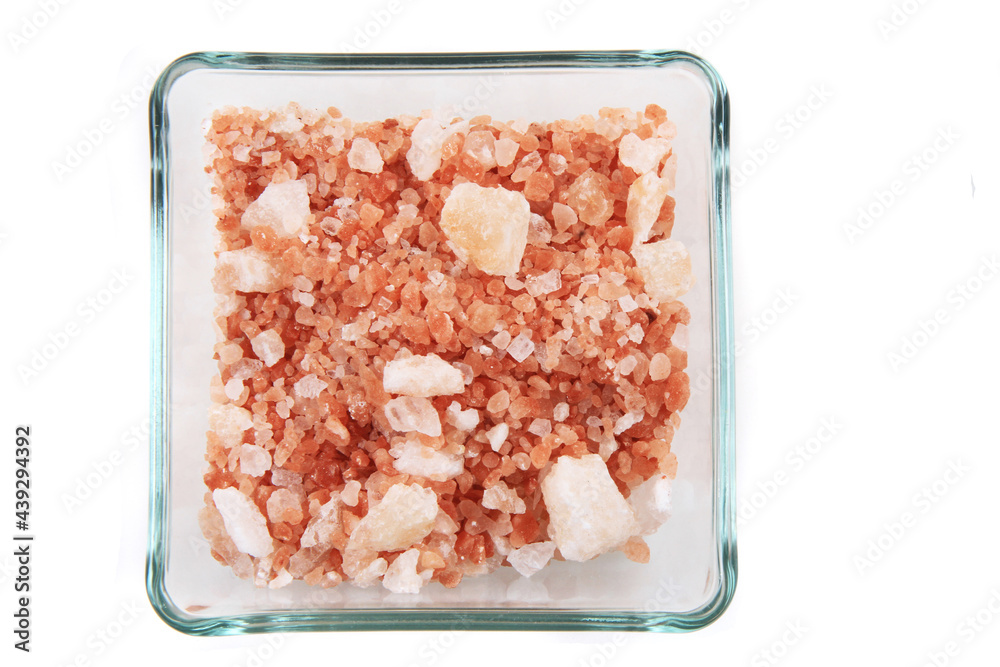 pink salt isolated pink salt isolated